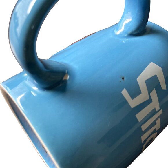 Disney Lilo and Stitch Coffee Tea Cocoa Mug Disneyana Blue Flawed u Flaw - Picture 6 of 6